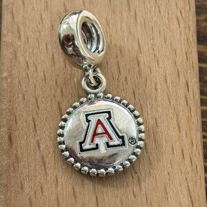 Pandora Arizona Wildcats Exclusive Charm, S925 Silver Bracelets